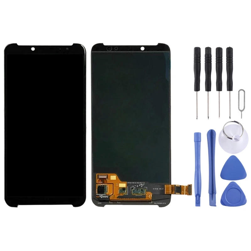 Высококачественный ЖК экран и дигитайзер Сменное стекло в сборе для Xiaomi Black Shark Helo