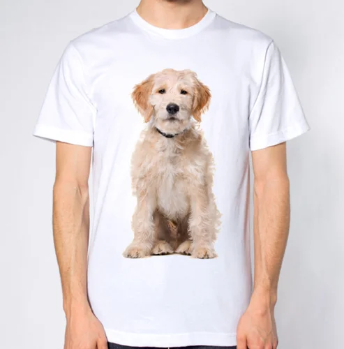 Лабрадпудель собака T-Shirt2019 модный бренд 185% хлопок печатных Круглый вырез