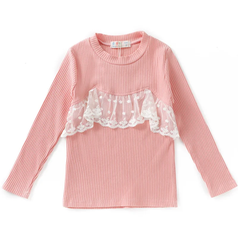 LCJMMO/детская блузка с длинными рукавами для девочек на весну сетчатые топы