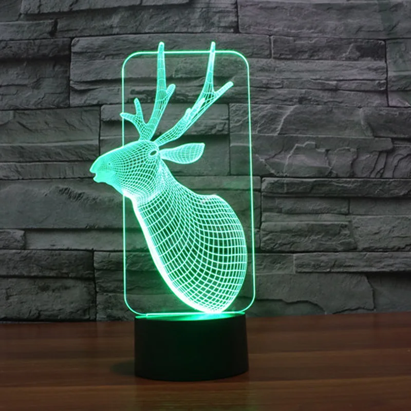 Новинка детский Декор светодиодная 7 цветов градиент рождественский подарок