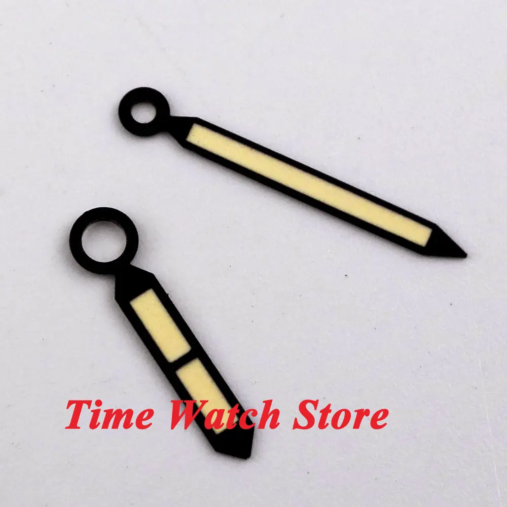 Parnis светящиеся часы черного и оранжевого цвета подходят для 6497 6498 ST 36 серийный