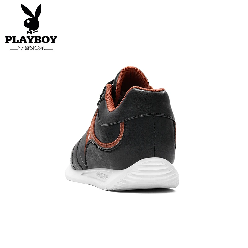 PLAYBOY Весна Повседневная обувь из искусственной кожи Для мужчин оксфорды модная обувь на шнуровке законцовками свадебные туфли для мужчин