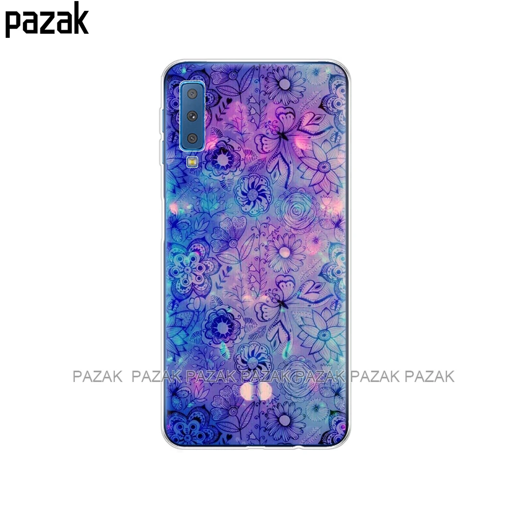 Силиконовый чехол для samsung Galaxy A7 чехол для телефона чехол Цветная печать задняя крышка для samsung A7 A750 A750F 6,0 дюймов - Цвет: 61376