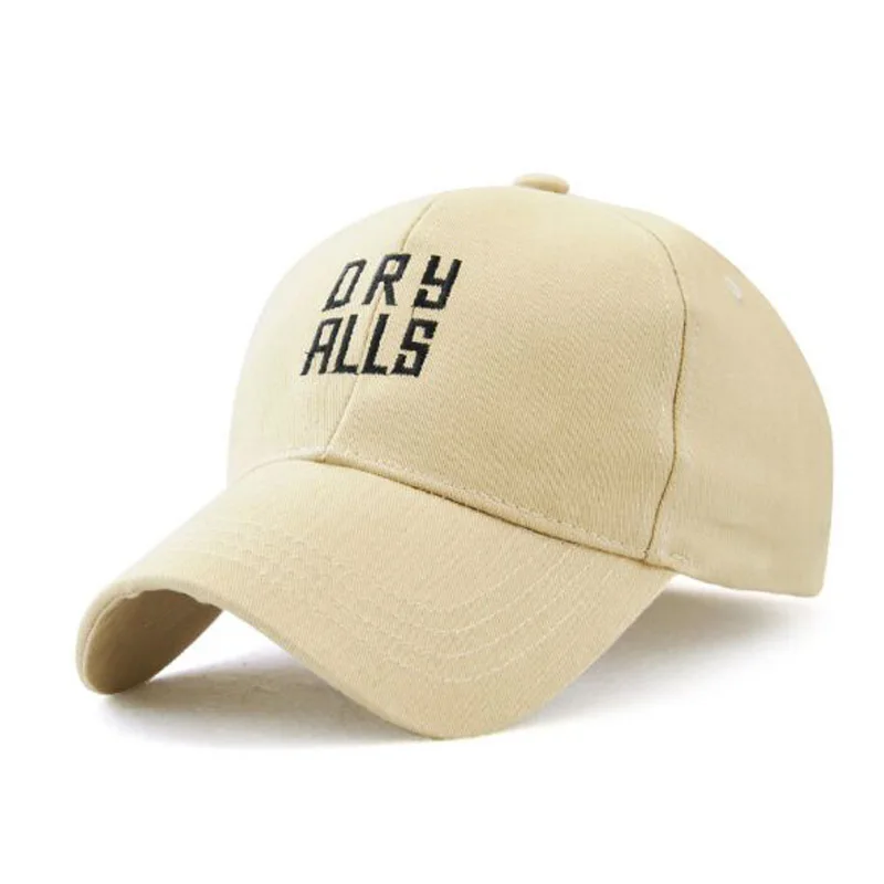 В Корейском стиле с вышивкой изображением букв бейсболки для женщин сезон: