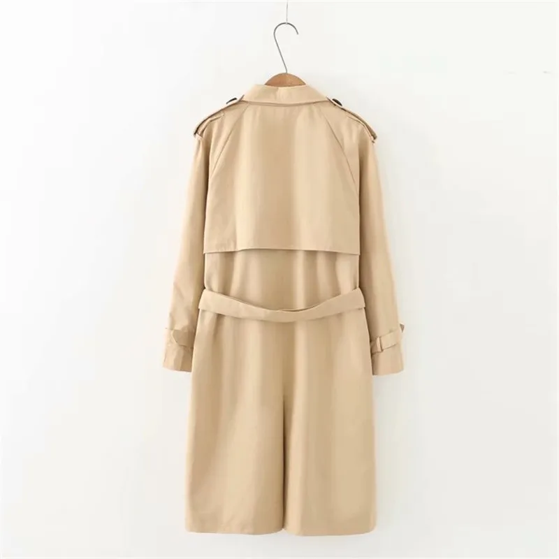 Тренчкот женский демисезонный длинный с поясом батальных размеров | Женская