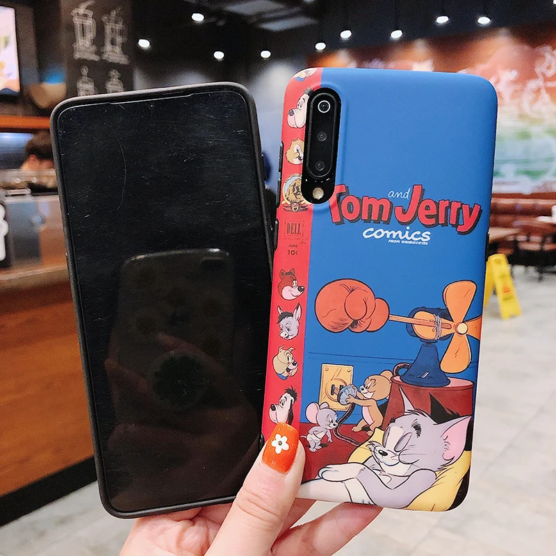 Чехлы с принтом из мультфильма для huawei P30 P20 Lite Mate20 Pro матовые IMD чехлы с кошками и мышками для Honor 10 20 20Pro Nova 3 3i 4 5Pro
