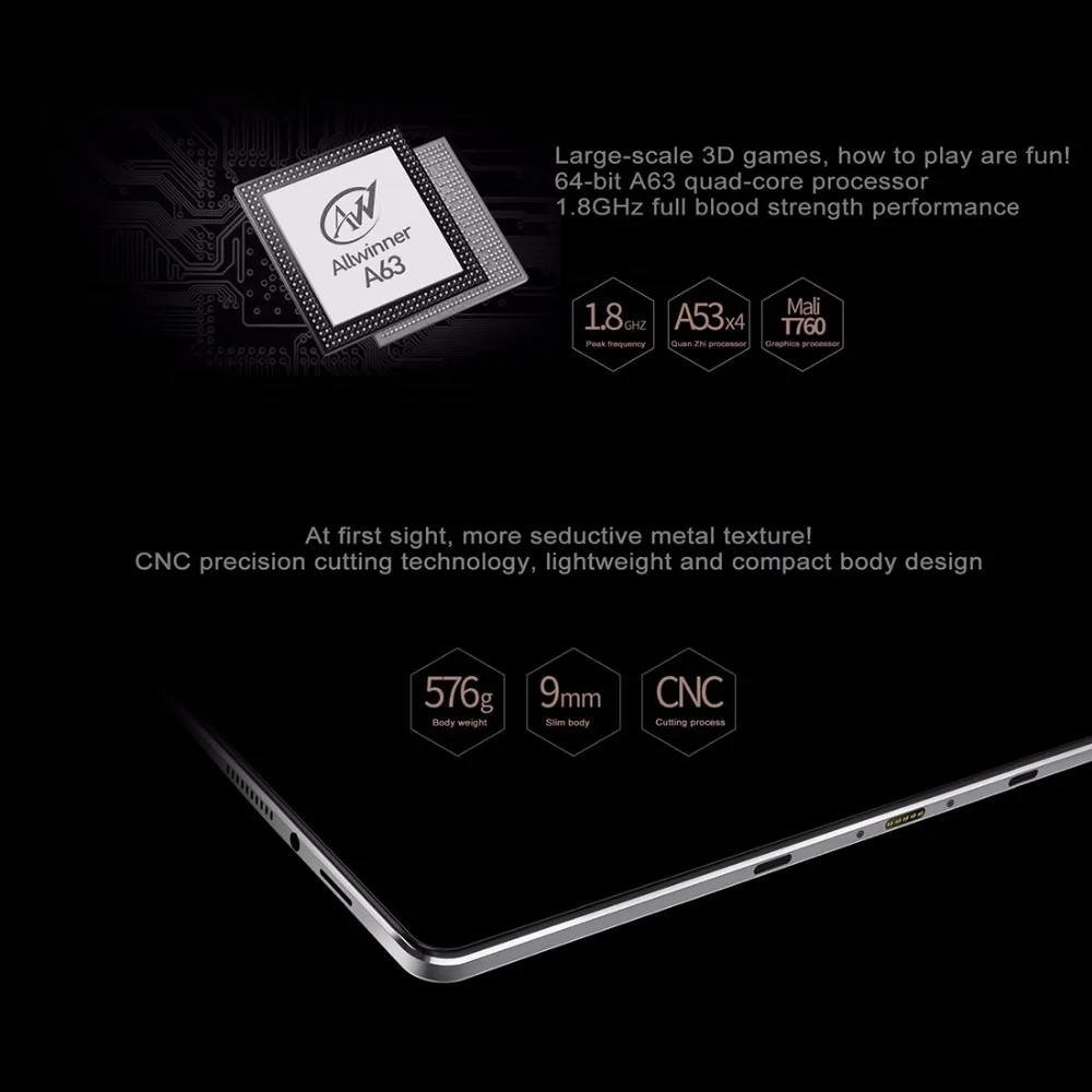 Планшет Onda V18 Pro, 10,1 дюймов, Android 7,1, Allwinner A63, четыре ядра, 1,8 ГГц, 3 Гб ram, 32 ГБ rom, МП, МП, двойная камера