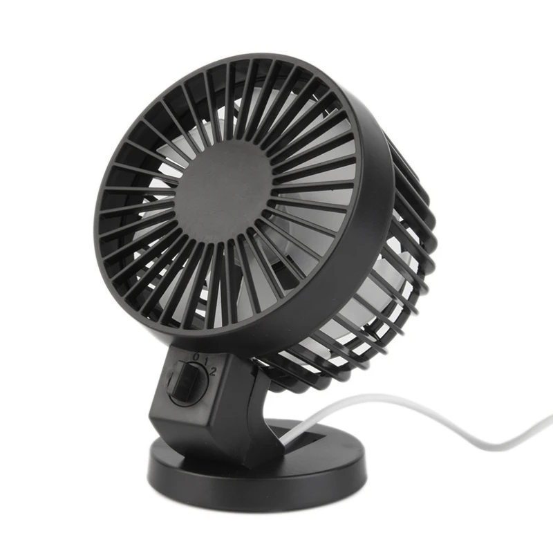 

Portable Double-vane Mini USB Desktop Computer Fan With Double Side Fan Blades For Home Office Travel Fans Hanging Sports