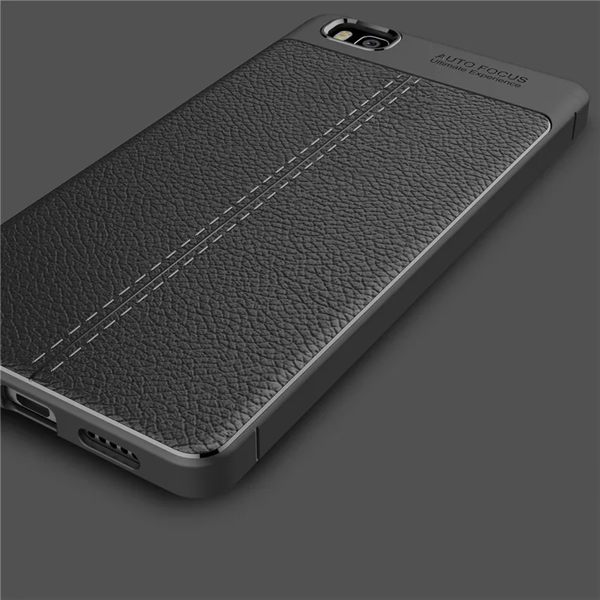 Triseoly ударопрочный кожаный чехол из углеродного волокна для huawei P8 lite чехол для huawei P8 Lite 5,0"