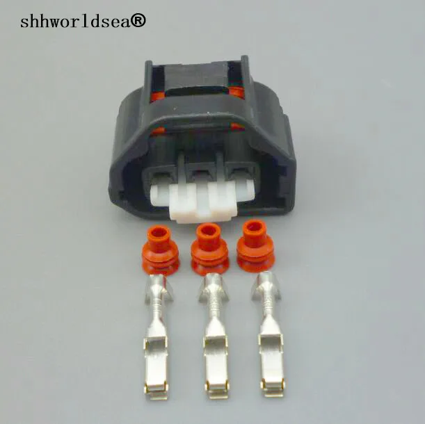 

shhworldsea 3pin 2.2mm female housing plug for Toyota 1JZ-GTE 2JZ-GTE R152 W58 V160 VSS wire sensor connectors 90980-11143