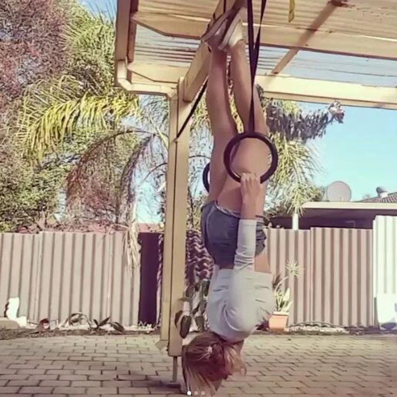 Гимнастический ABS Кольца (2 шт. в наборе) гимнастический с регулируемым Бретели