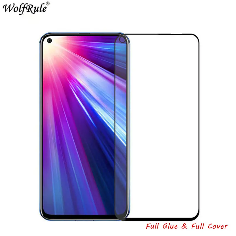 

2pcs LCD Screen Protector Huawei Honor View 20 Full Glue Glass For Huawei V20 Full Cover Tempered Glass For Huawei Honor View 20