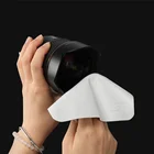 Сверхтонкая замшевая салфетка для очистки объектива камеры для Canon Nikon Sony UV CPL фильтр для iPhone планшетного компьютера