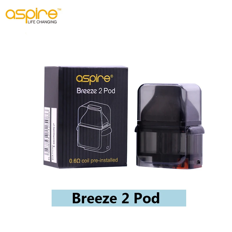 Электронная сигарета Aspire Breeze 2 AIO набор для вейпа аккумулятор 1000 мАч картридж 3 мл