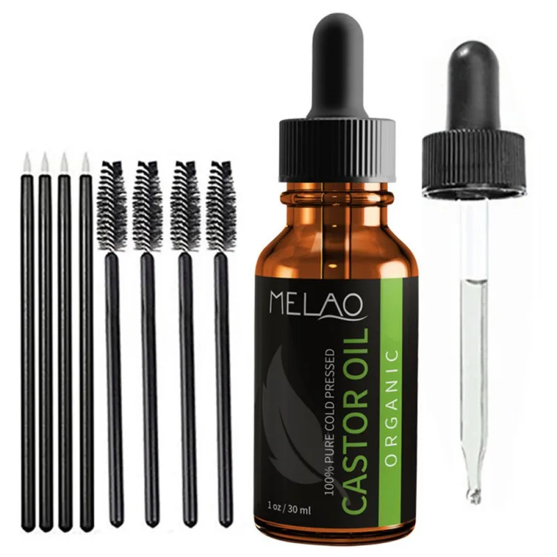 

30ml Melao Nourish Hair Essential Oil Natural Castor Oil Calm Prevent Skin Aging Castor Organic Eyelash Enhancer Eyelash Growth