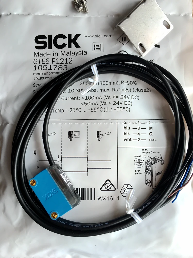 Новый оригинальный фотоэлектрический переключатель с датчиком Sick 1051783 дюйма