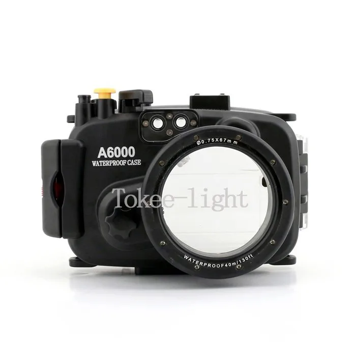 Водонепроницаемый чехол для подводной камеры 40 м 130 футов Sony A6000 16-50 мм объектива