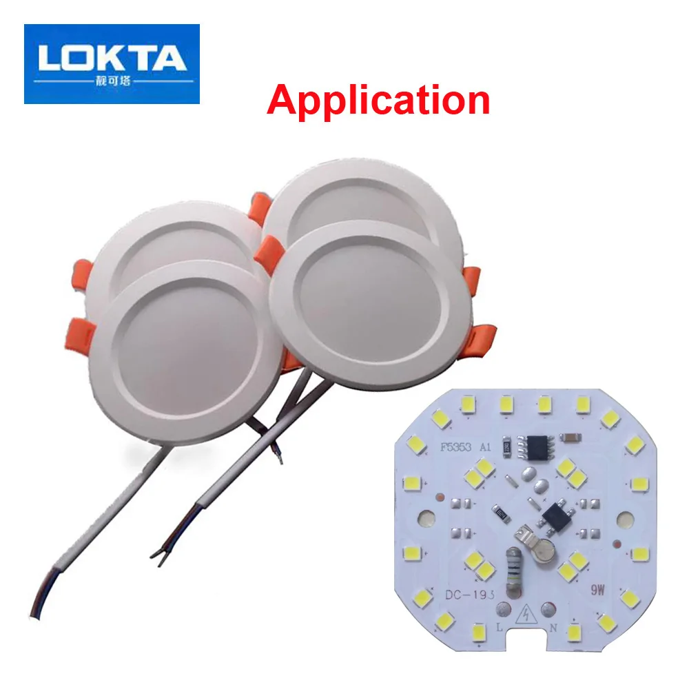 5 шт./лот светодиодный чип SMD 7 Вт 9 без необходимости драйвера Smart IC AC220V световые