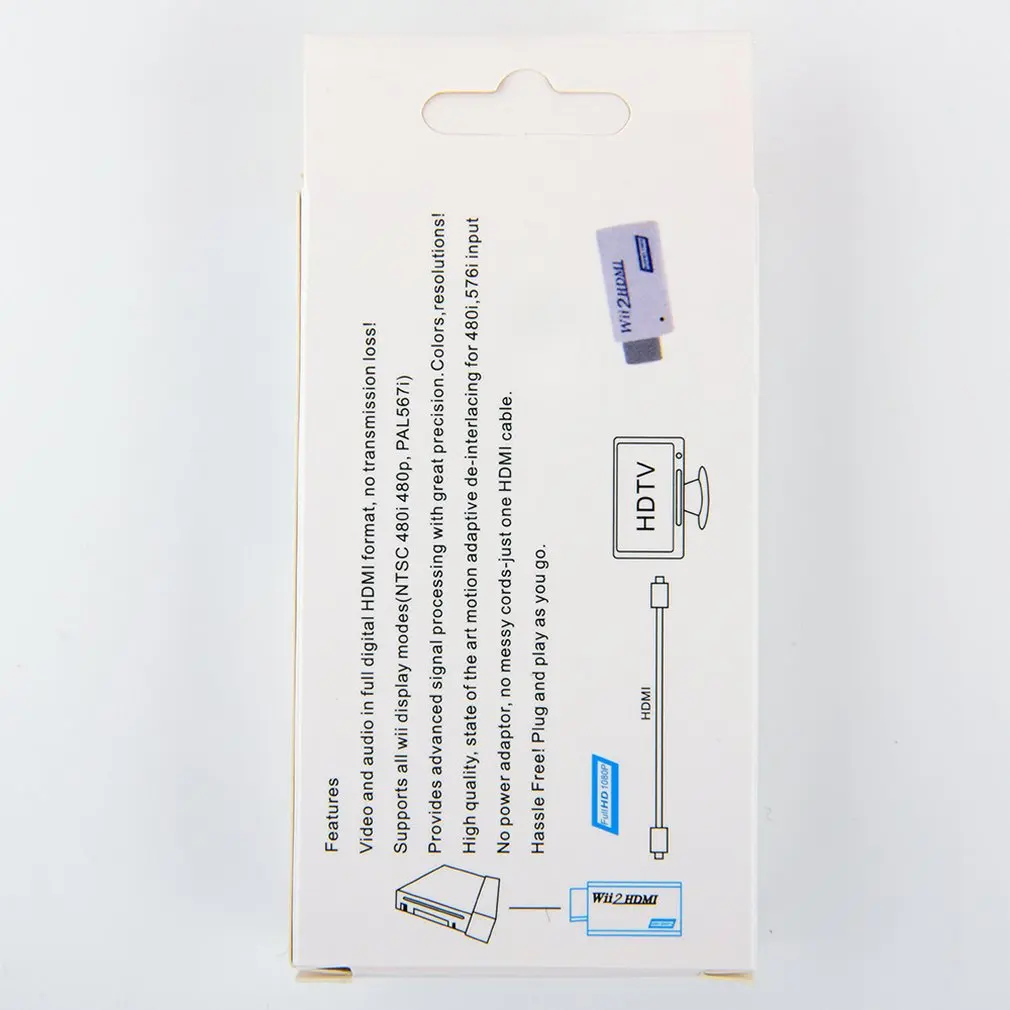 Для wii в HDMI конвертер Поддержка FullHD 720P 1080P 3,5 мм аудио wii 2HDMI адаптер для HDTV wii конвертер Горячая дешево