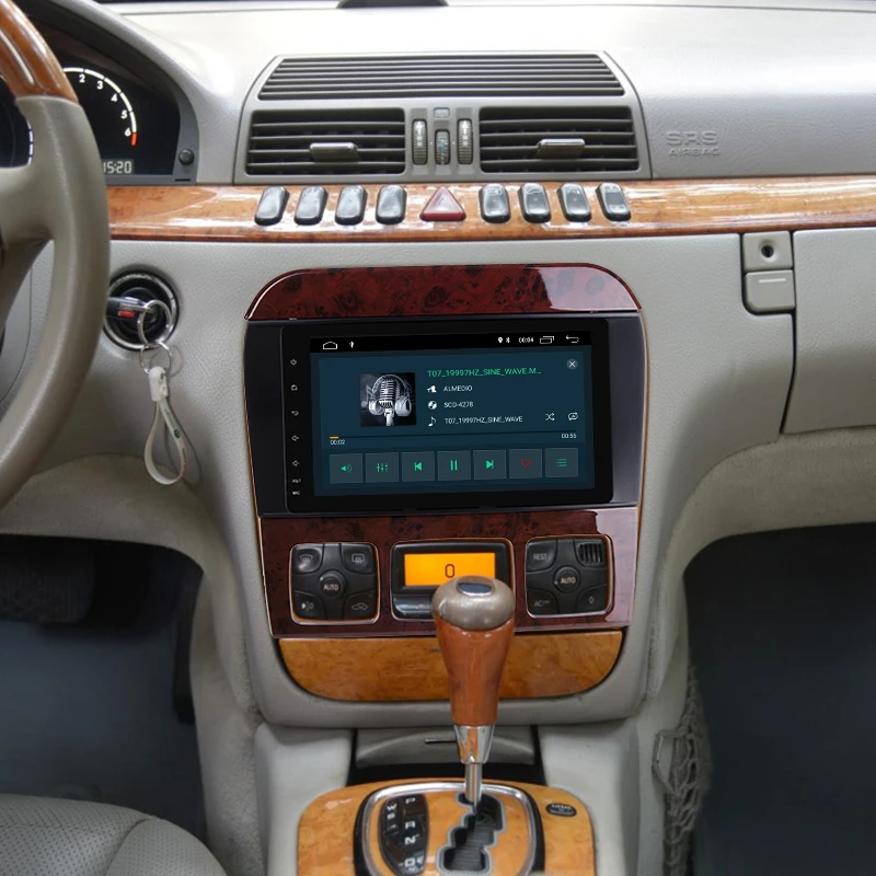 Android 8.1 Quad Core Car DVD Player For Mercedes/Benz/S320/S350/W220/W215/CL600 Wifi 4G DVR TPMS Multimedia Radio GPS Navi | Автомобили и
