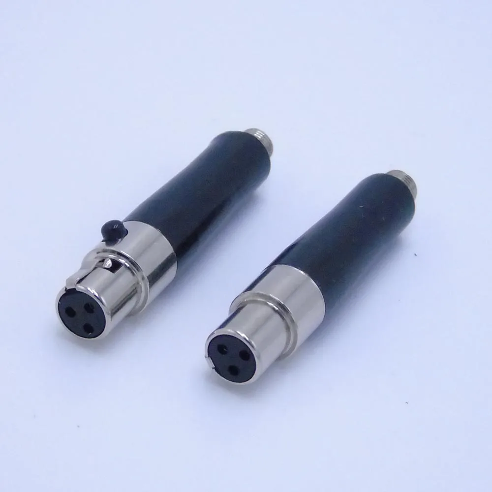 Высокое качество 10 шт./лот Mini xlr 3 pin гнездо к 5 мм 1/8 &quotстерео Женский аудио адаптер