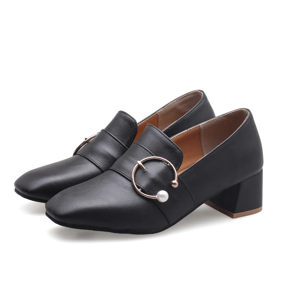 Туфли женские демисезонные на квадратном каблуке размеры 46|heel shoes|med heels shoesmed |