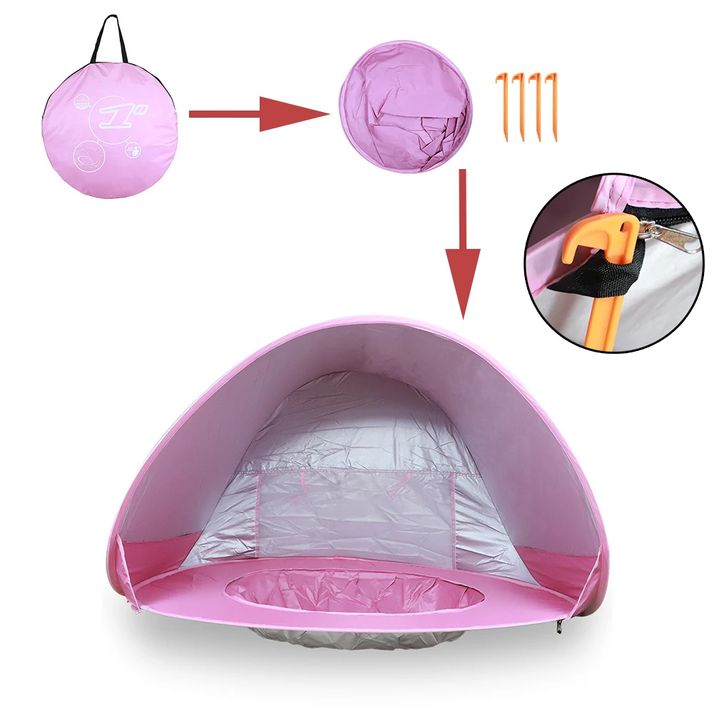 Детская водонепроницаемая палатка для плавания на открытом воздухе с защитой от