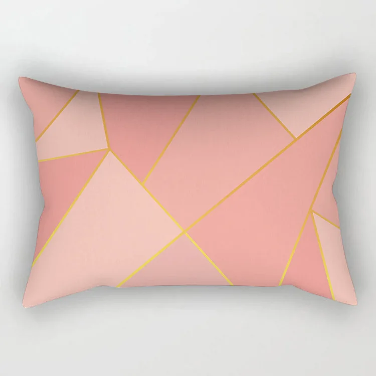 7--NO Pillow core SENNLLJUNG 30*50 см прямоугольник Терилен декоративные пледы наволочка с геометрическим узором полосатый принт Цветок Наволочка для дома - Цвет: 7--NO Pillow core
