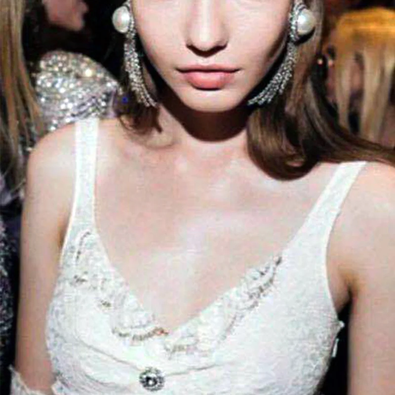 Модные сияющие хрустальные стразы серьги шпильки геометрические Висячие для