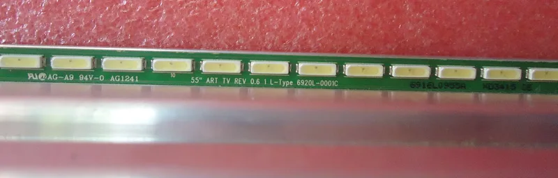 

FOR konka LED55X8100PDE Article lamp 6922L-0031A 6916L0955A 1piece=72LED 605MM