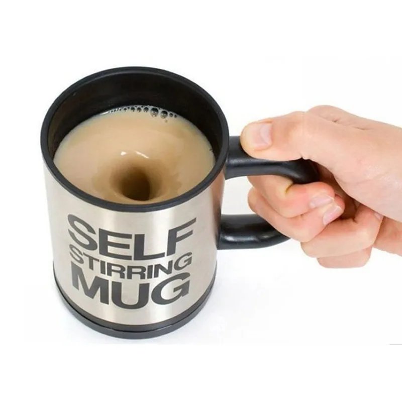 Кофейные кружки с двойной изоляцией 400 мл|self stirring coffee mug|smart mugmug automatic |