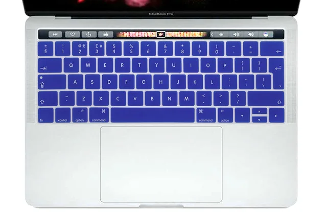Чехол на клавиатуру для нового MacBook Pro с сенсорной панелью 13 или 15 дюймов A1989 A90 A1706