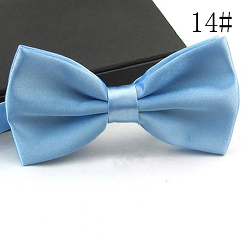Men Light Blue Однотонный наряд для родителей и ребенка галстук-бабочка очаровательных малышей домашних животных для взрослых Семья бабочка атласные вечерние ужин свадебный дизайн с милым бантом аксессуар бабочка - Цвет: Men Light Blue