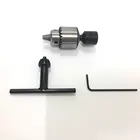 Конический токарный станок Jt0 патрон для электрической дрели 0,3-4 мм, печатная плата, мини-сверлильный патрон, набор ключей с соединительным стержнем вала двигателя 4 мм