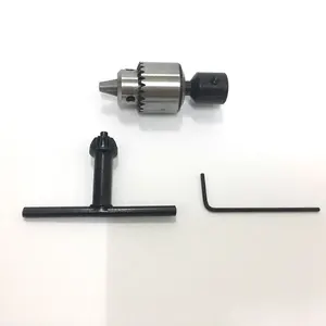 Конический токарный станок Jt0 патрон для электрической дрели 0,3-4 мм, печатная плата, мини-сверлильный патрон, набор ключей с соединительным стержнем вала двигателя 4 мм