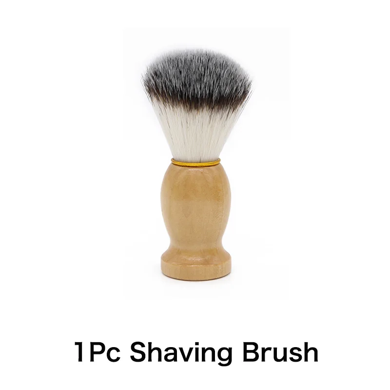 1 pc shaving brush HAWARD бритва 1 шт. синтетические волосы мужские кисти для бритья Мужская Парикмахерская Салон уход за бородой прибор - Цвет: 1 pc shaving brush