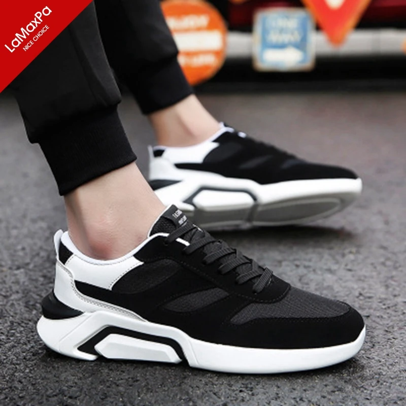 Men's Casual Comfortable Lightweight Running Shoes Lace Up Outdoor Walking Breathable | Спорт и развлечения
