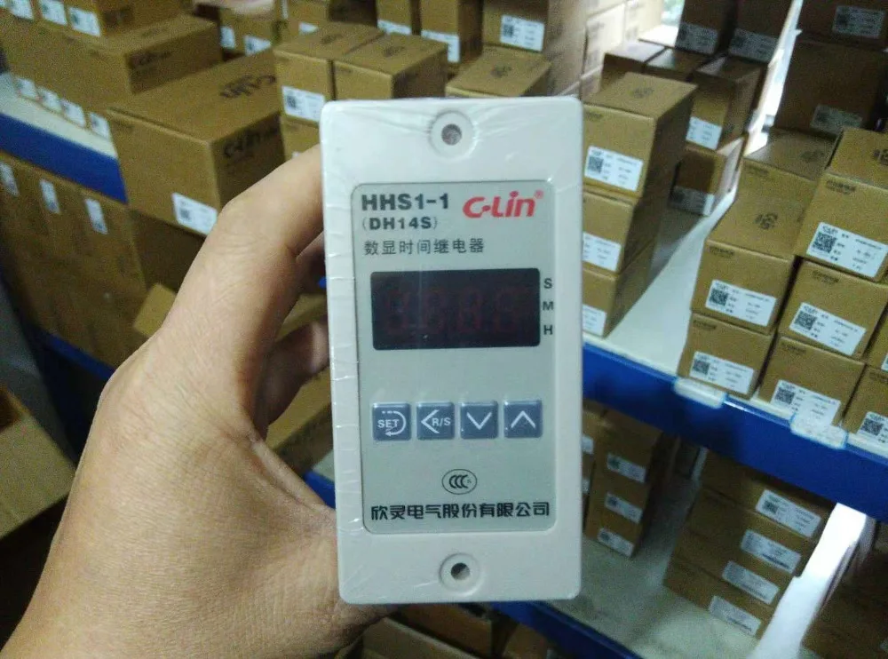 Relé C-lin Convés Dh14s Jss26a Embutido Relé de Tempo Ac380v Ac220v 24v Novo Original Temporizador