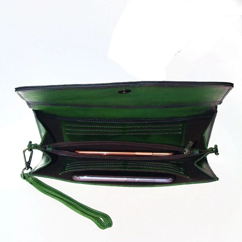 Женская сумка через плечо из натуральной кожи с тиснением | Багаж и сумки