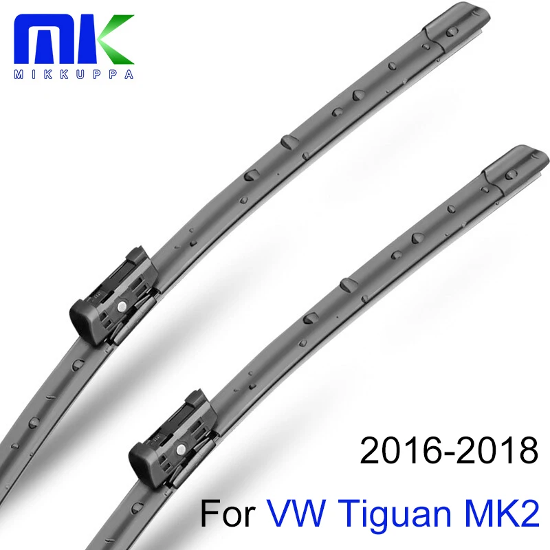 Mikkuppa передние и задние щетки стеклоочистителя для VW Tiguan MK2 2016 2017 2018 резиновые