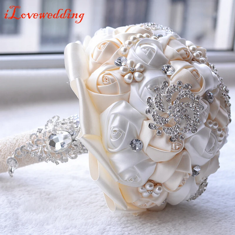 Женский Букет невесты iLoveWedding свадебный букет из фиолетовых/розовых/слоновой