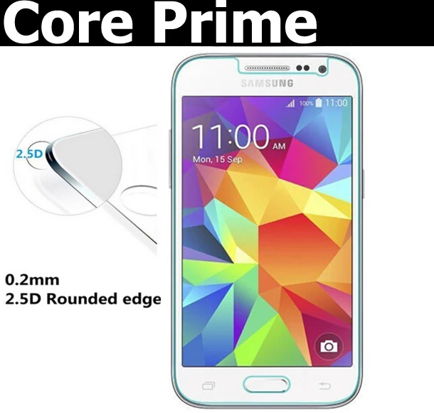 Для Samsung Galaxy Core Prime Glass Screen Protector 0 26 мм 2.5D стеклянная пленка для SM G360H G361F|glass film|screen