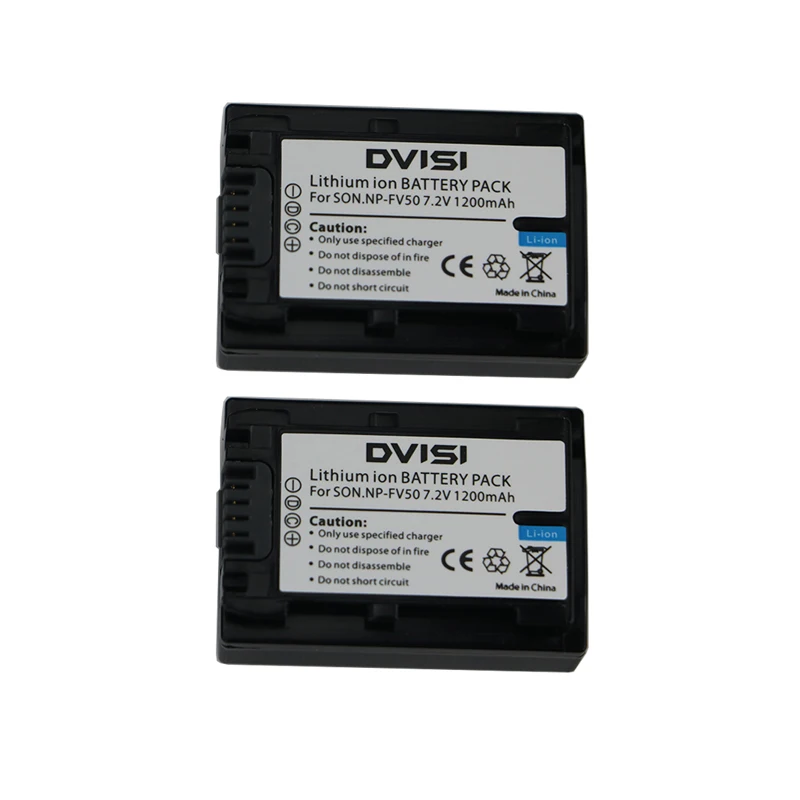 2 шт./лот NP-FV50 NP FV 50 NPFV50 аккумуляторная батарея для Sony NP-FV30 NP-FV40 HDR-CX150E HDR-CX170 FV70 FV100 FH50 |