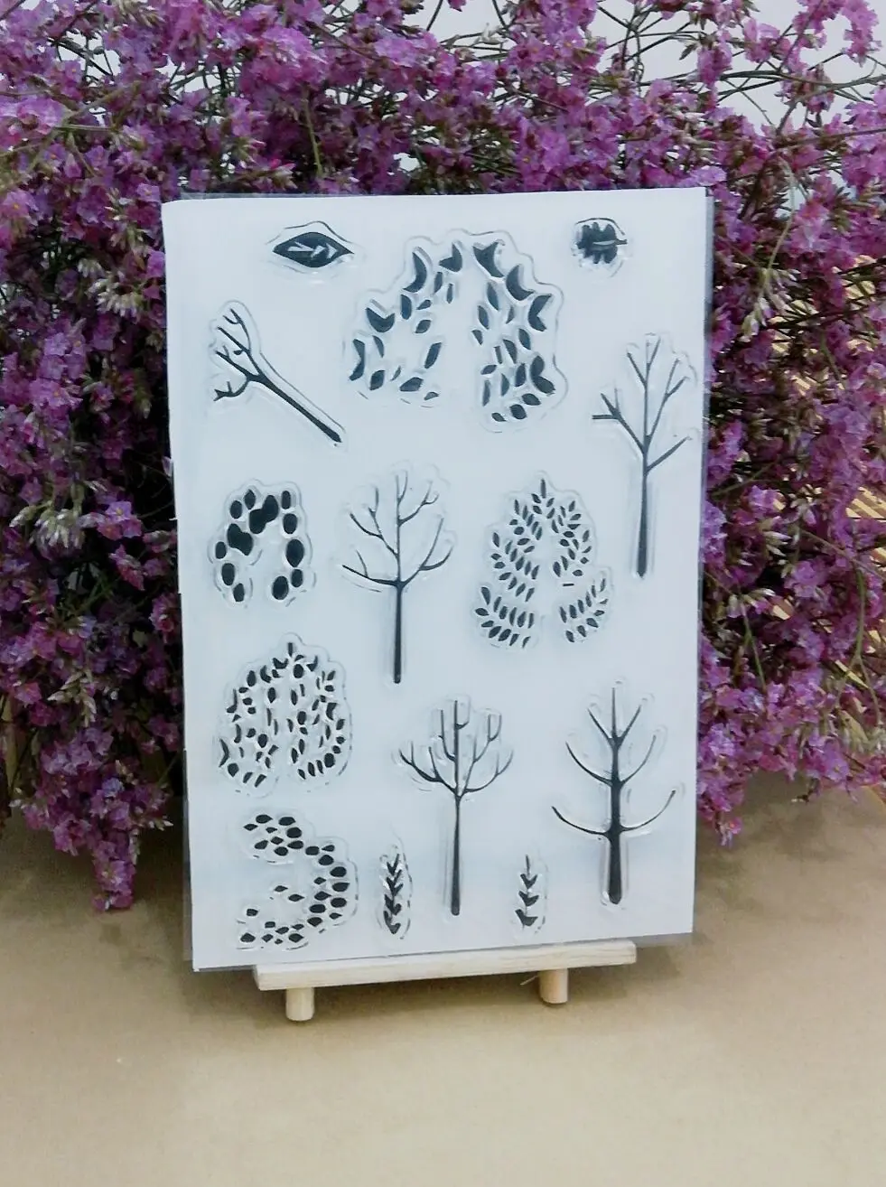 Ясно штампы записки DIY карт фото учетной записи резиновая stamp11 * 16 небольшие