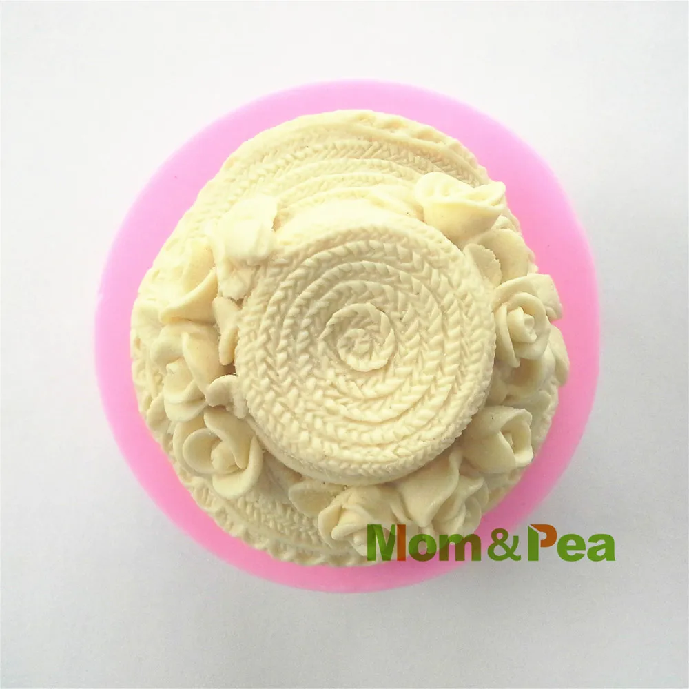 0407 Бесплатная доставка женская шляпа силиконовая форма для мыла украшение торта