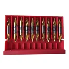 2,0 мм 10 шт.компл. HSS 60 градусов Высокое качество титановое покрытие спираль с канавкой в центре дрель Бесплатная доставка