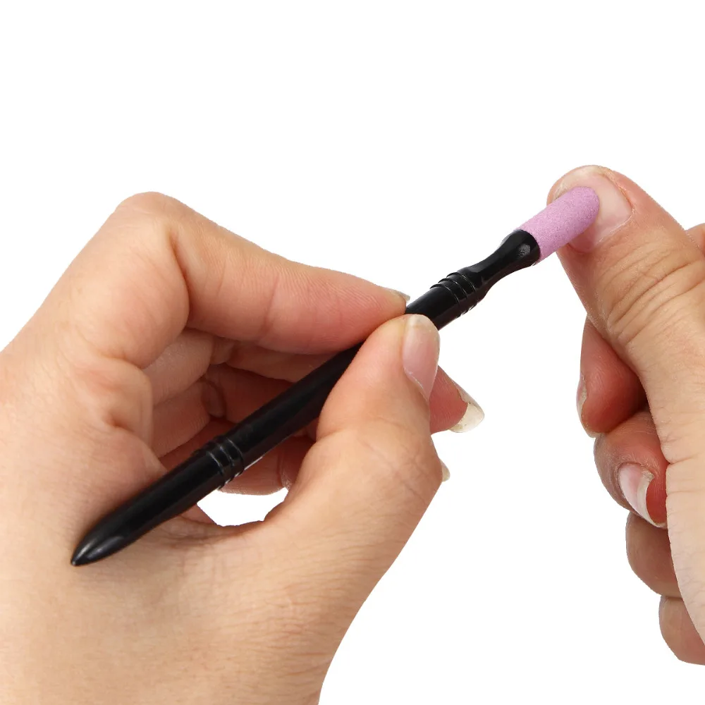 Monja дизайн ногтей двойной конец мертвая кожа кутикулы для удаления очистки