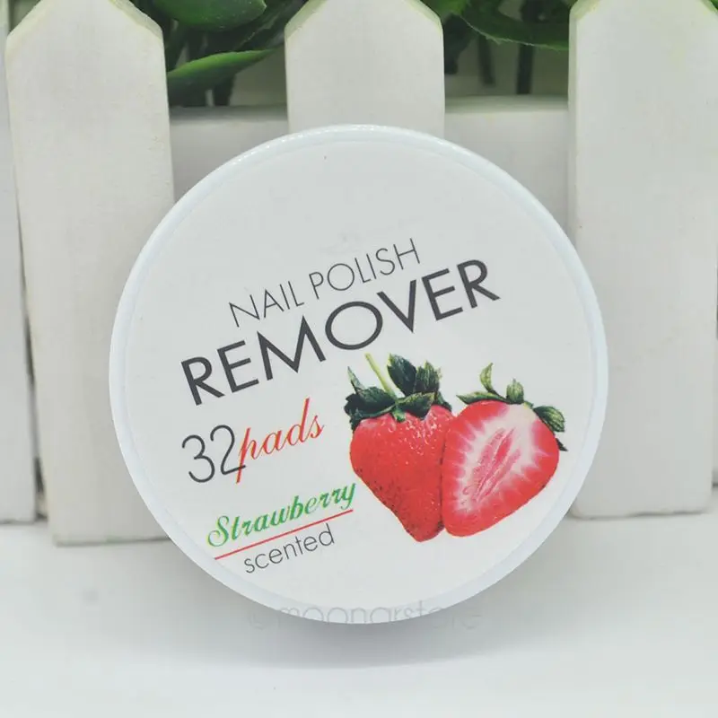 Fruity Smell Nail Art Tips Makeup Manicure Disposable Polish Remover Cotton Lint Pad Paper Resurrection Towel Equipment | Красота и