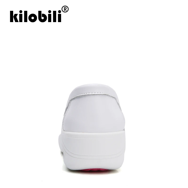 Kilobili/2019 весенние женские лоферы из натуральной кожи Повседневные балетки на