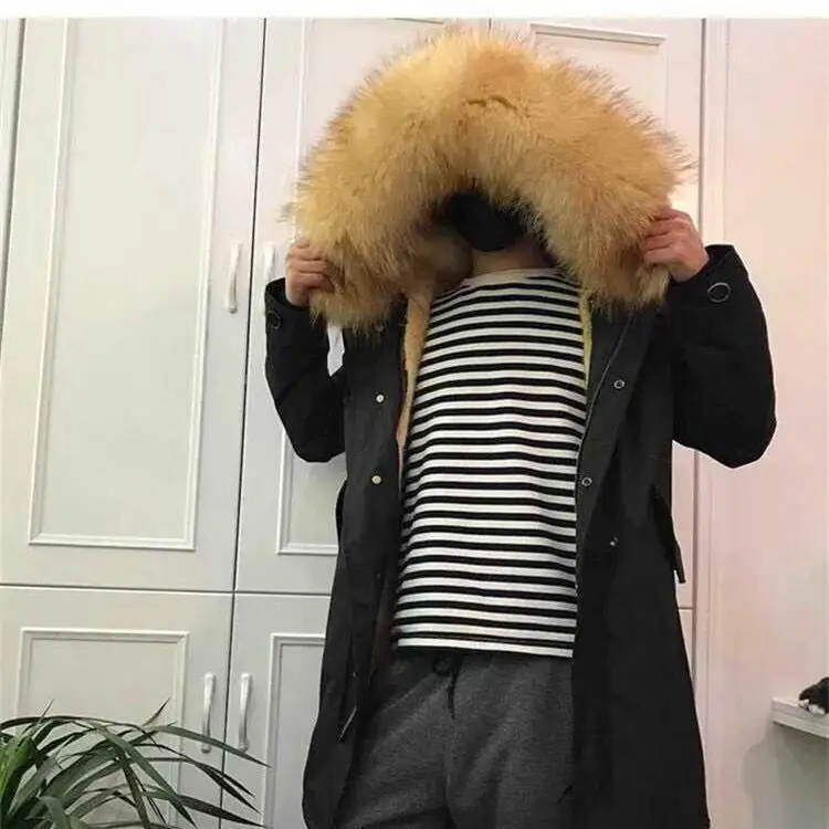 Новые зимние пальто с мехом для влюбленных, мужчина Ni преодолеть кожа мех лайнер кожаная куртка пальто преодоления пальто